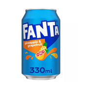 Pack 24 Fanta Ananas Pamplemouse 33Cl