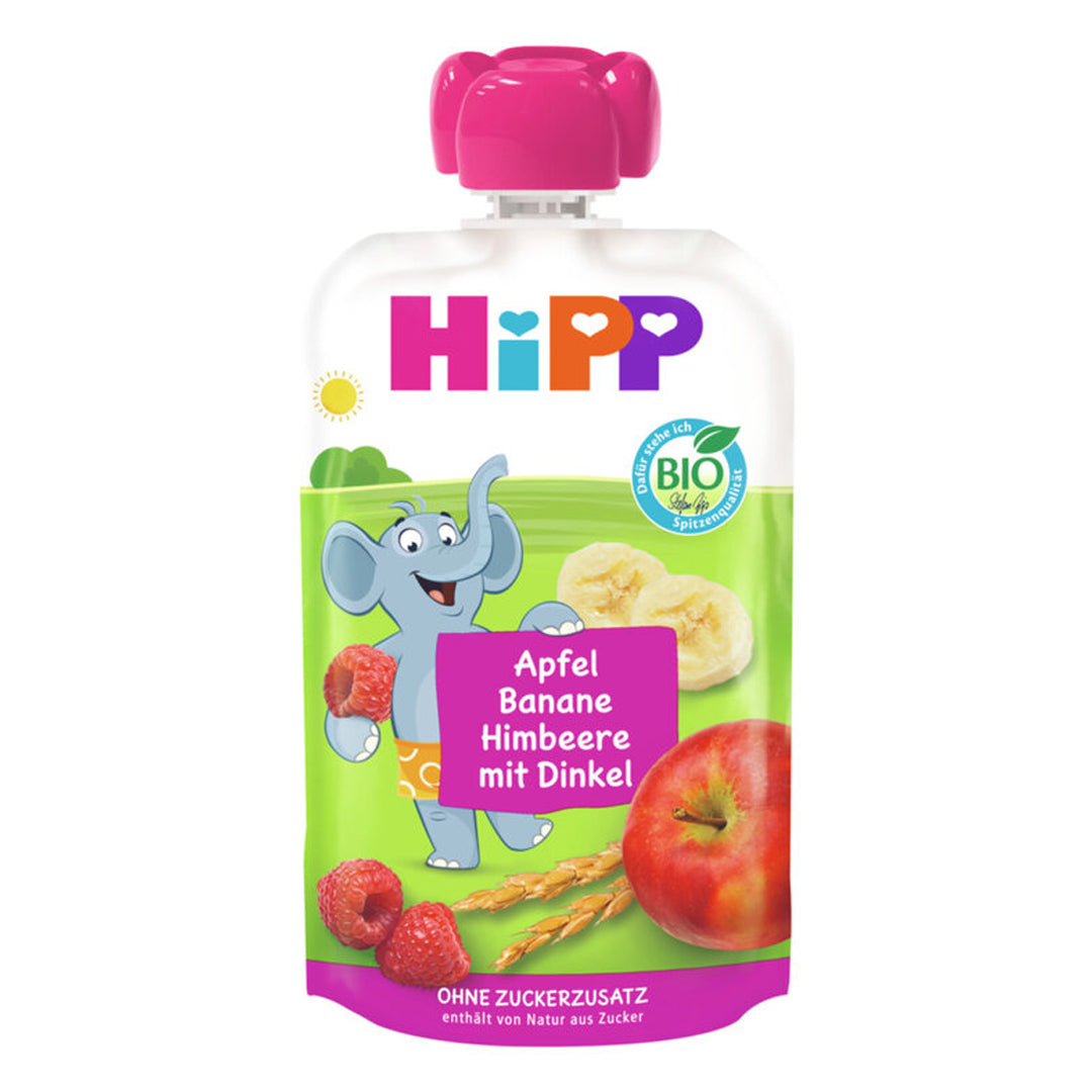 Compote Hipp pomme banane framboise 100g