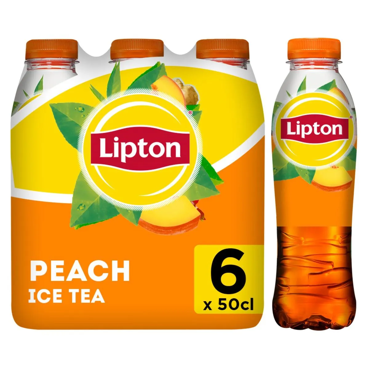 Lipton Pêche 6 × 50 cl