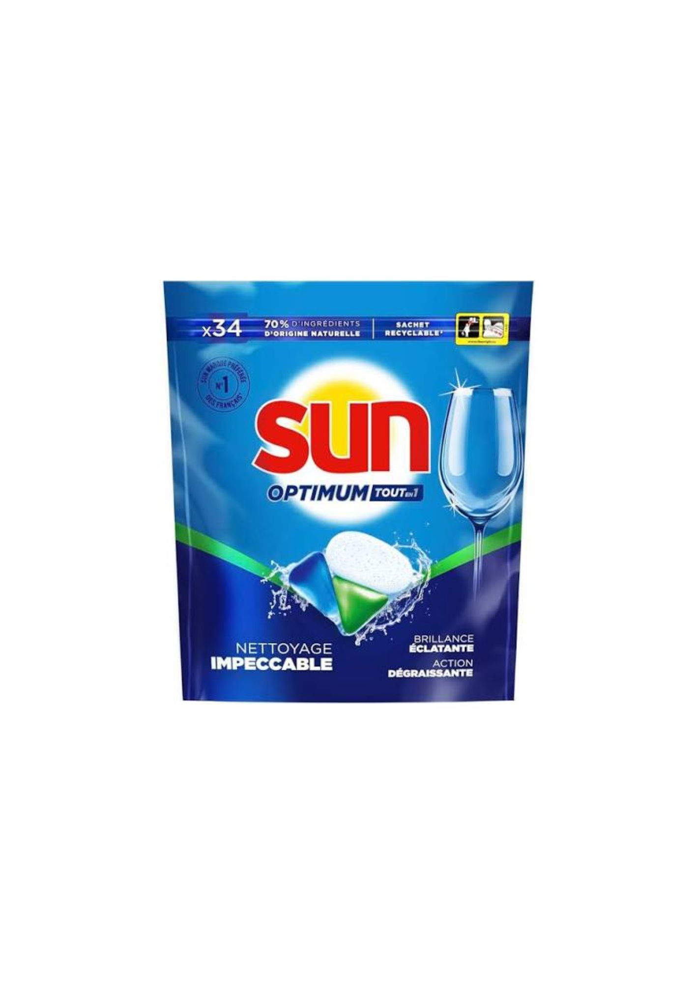 Sun Optimum Tout-en-1 Capsules Lave-Vaisselle