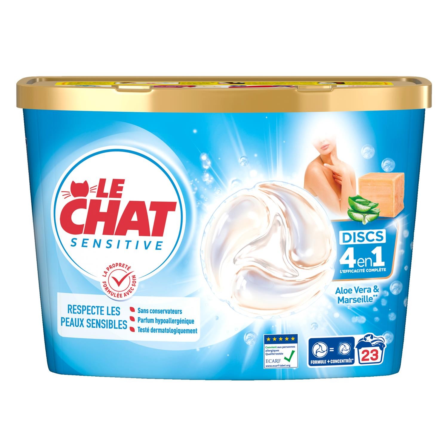 Le Chat Marseille Discs 23 × 16,5 g