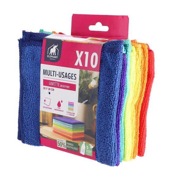 Lavettes Tous Usages x10