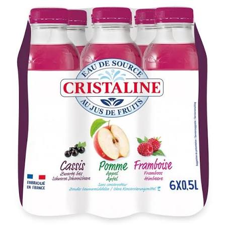 Cristaline Pomme Cassis Framboise