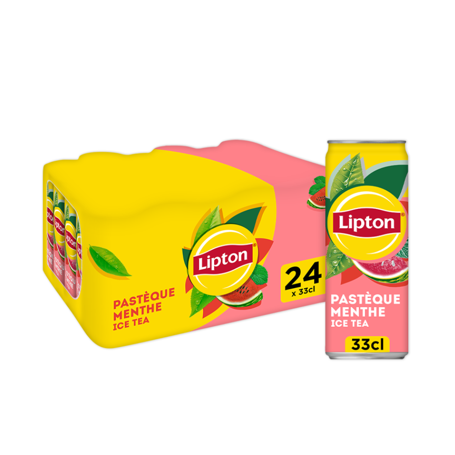 Lipton Ice Tea Pastèque Menthe 24 × 33 cl