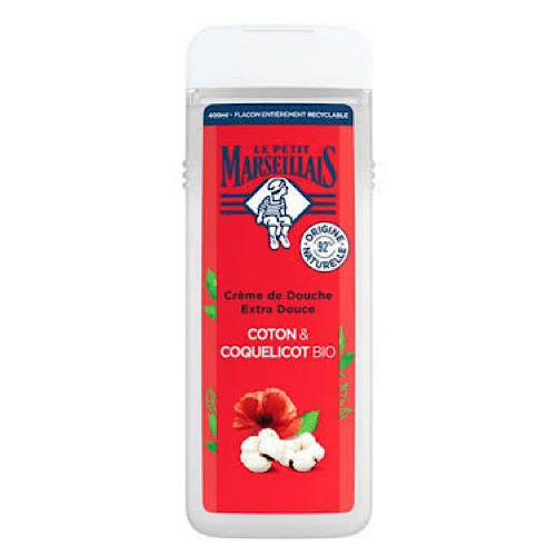 Le Petit Marseillais Gel Douche Coton Coquelicot