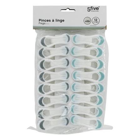 Pinces à Linge en Plastique