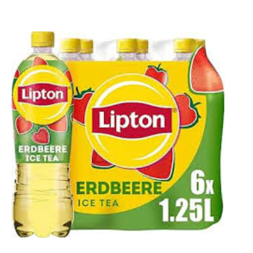 Lipton Green Fraise 6 × 1,25 L
