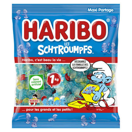 Haribo Schtroumpfs 1 kg