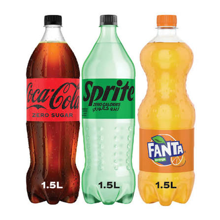 Soft 1,5 L (Coca, Fanta, Sprite)