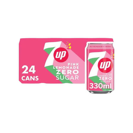 7Up Pink Zéro Citron Framboise