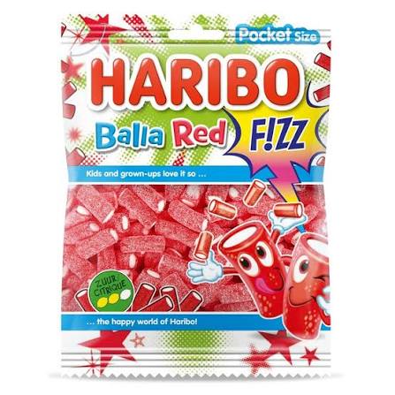 Haribo Balla Red Fizz