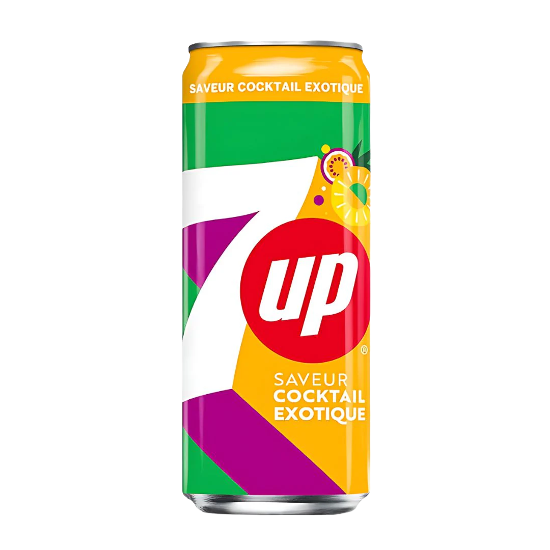Pack 24 7UP Cocktail Exotique 33Cl