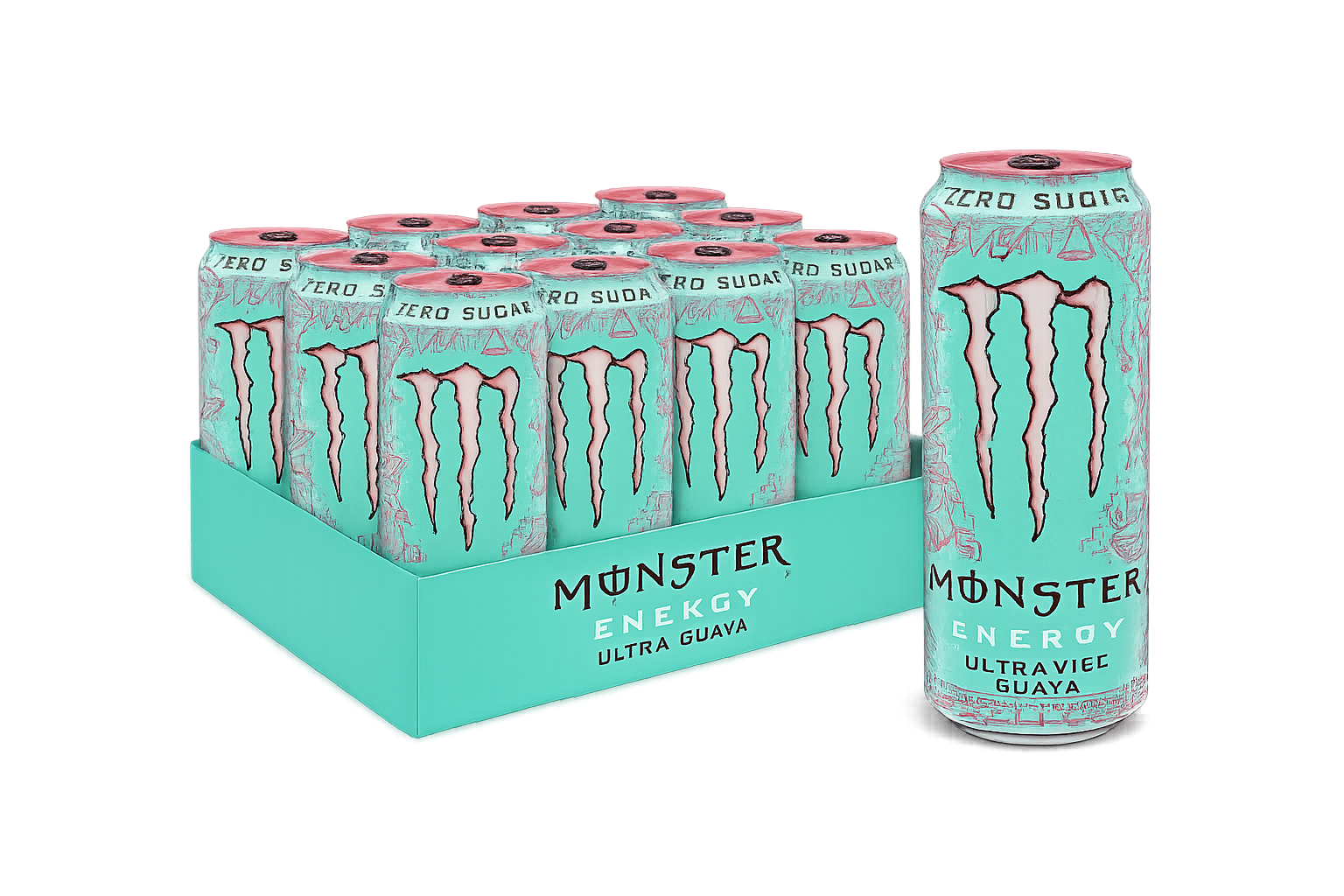 Pack 12 Energy ultra guava 50Cl