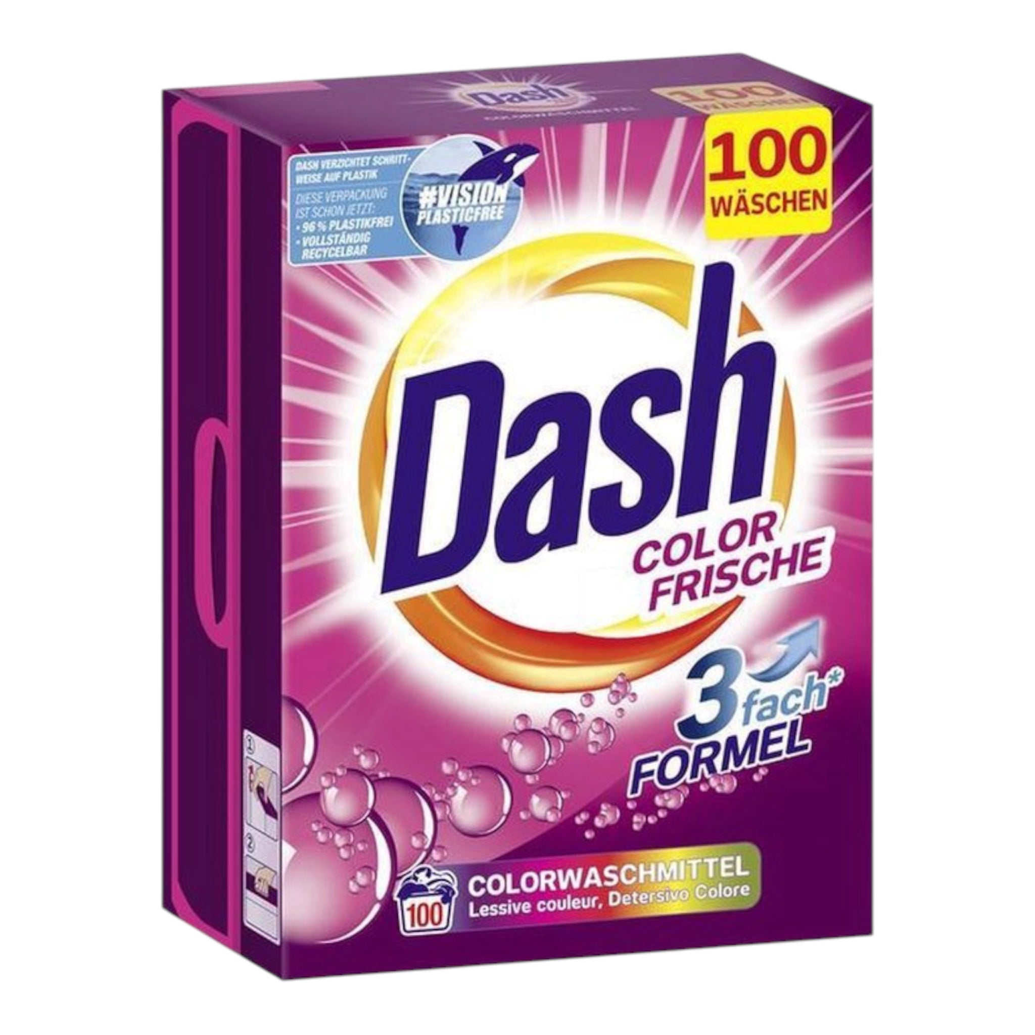 Dash poudre color 100 lavages