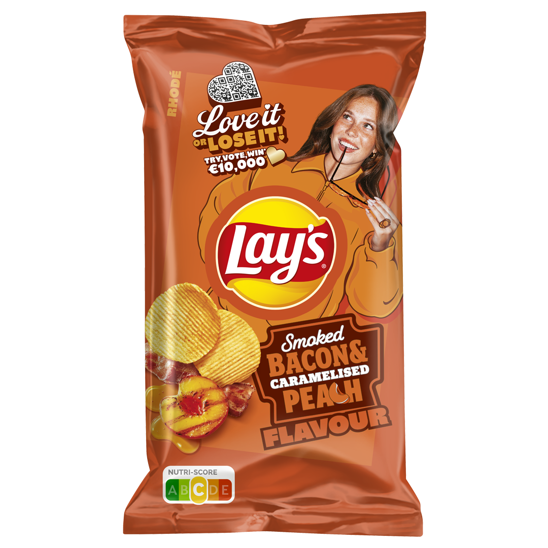 Chips Lays Pêche Bacon