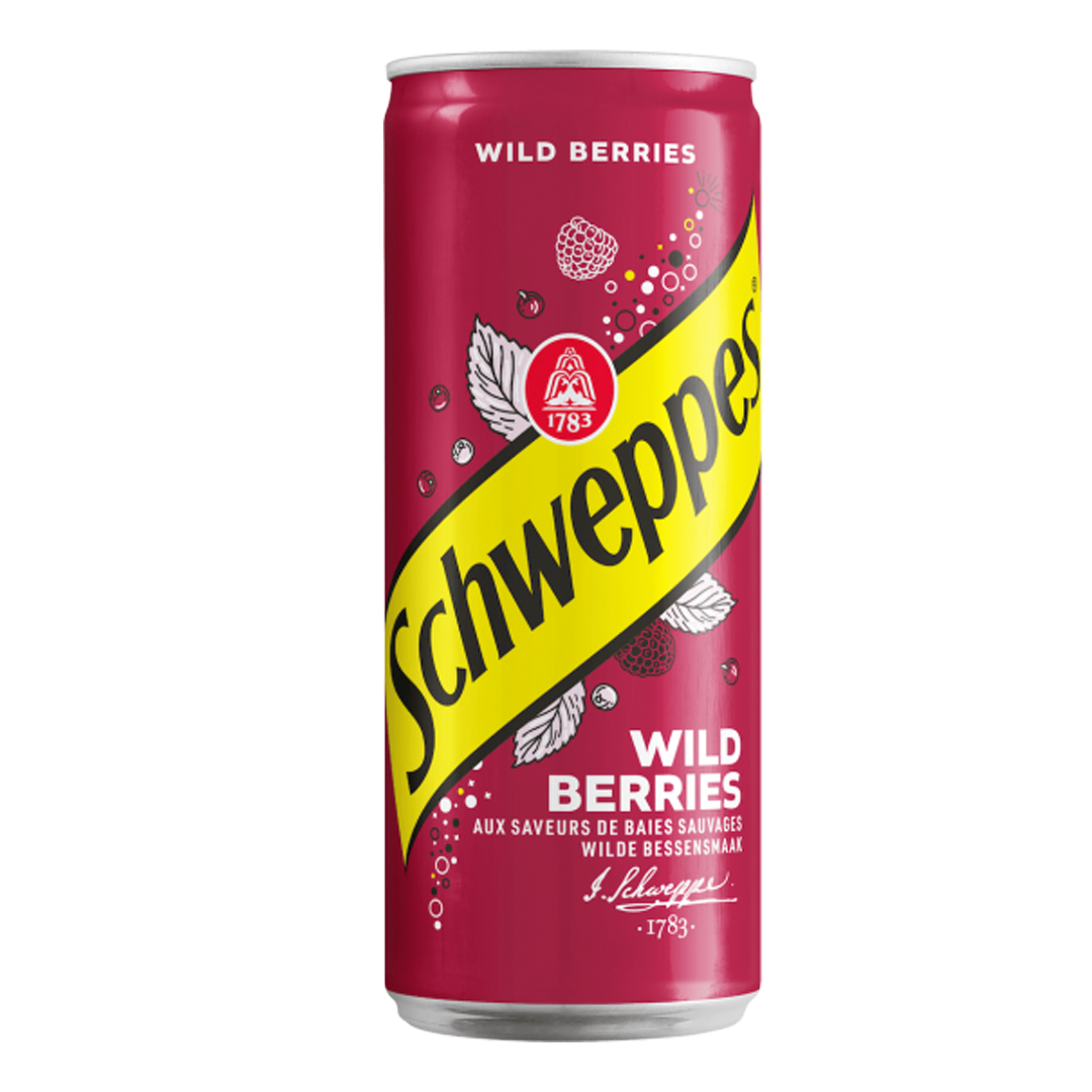 Pack 24 Schweppes Berries 33Cl