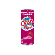 Pack 24 Oasis Pomme Casis Framboise 33Cl